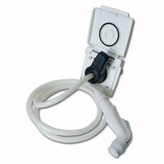 Miniature DOUCHETTE EXTÉRIEURE AVEC MITIGEUR NOIR  N° 6