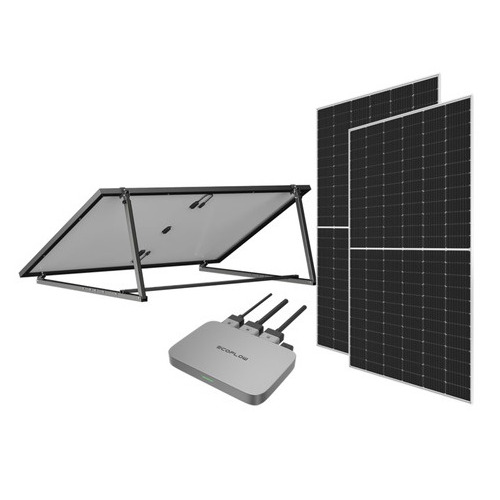 Kit complet Micro-onduleur Stream Ecoflow + 2 x 405W solaire +supports