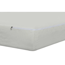 Miniature Drap housse 80/90 x 190/200 cm - Blanc - VIA MONDO N° 1