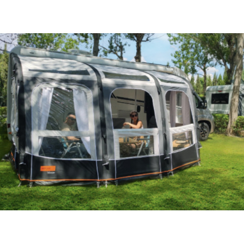 Auvent fixe gonflable VINCA AIR Hauteur de montage 265 - 280 cm - SOPLAIR