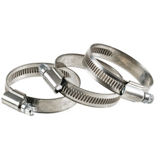 Miniature Collier de serrage inox AISI 316 - 12 mm - 25 à 40 mm N° 0