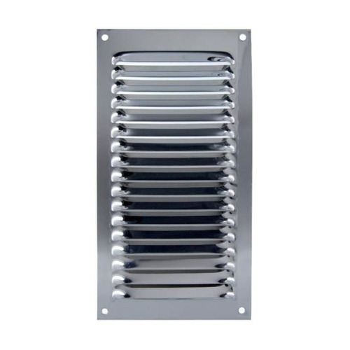 Grille aération inox 232 x 127 mm - SANS MOUSTIQUAIRE - SEAWORLD