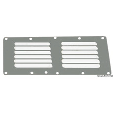 Miniature Grille aération inox 76 x 152 mm - AVEC MOUSTIQUAIRE N° 0
