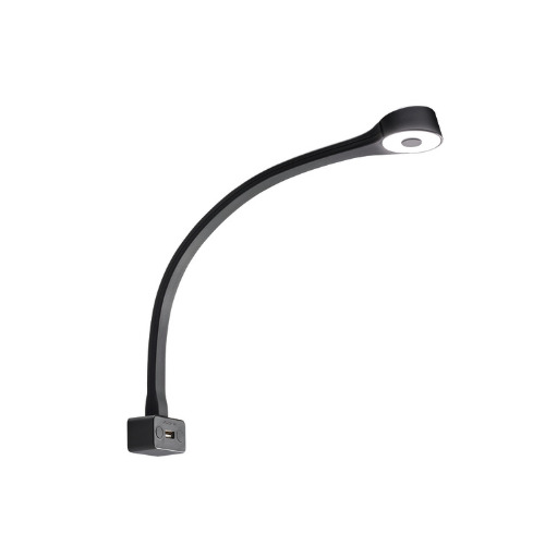 Liseuse 1,8 W mm avec port USB Noire - CARBEST