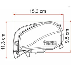 Miniature Kit store F80s Ducato - 370 - Polar White - Toile Royal Grey N° 4