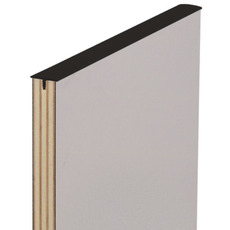 Profilé en T standard 17 mm - 5 m - NOIR - REIMO