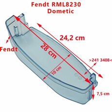 Miniature Compartiment de porte avec rabat FENDT - DOMETIC N° 2