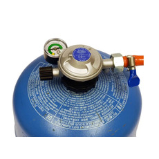 Miniature Détendeur à clipser pour les bouteilles CAMPINGAZ - AVEC MANOMÈTRE - CADAC N° 2