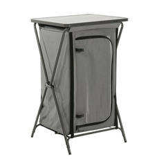 Miniature Toledo meuble rangement pliable - L 60 x l 53 x H 97 cm - Gris Foncé - TRAVELLIFE N° 0