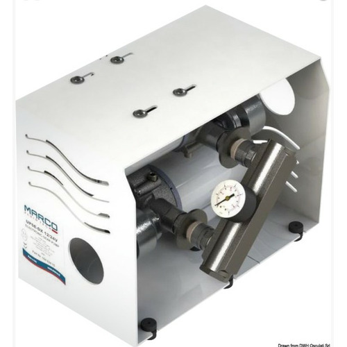 Pompe Double autoclave avec contrôle électronique - 2,5 bars - 52 l/min - MARCO