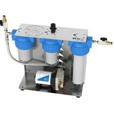 Miniature Porte-filtre en trois parties avec pompe intégrée spécial eaux de surface- WM AQUATEC N° 0