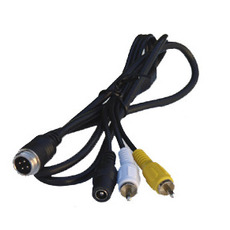 Miniature Kit caméra de recul IDCAM seule + faisceau RCA – Pour moniteur avec entrée vidéo RCA N° 2