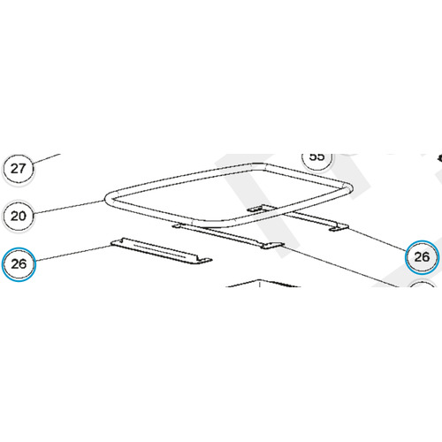FIXATION N°26 CLIMATISEUR Freshlight 2200- DOMETIC