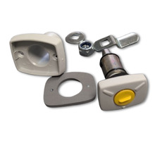 Miniature Serrure de Porte soute (Coloris light grey)- FAP N° 0