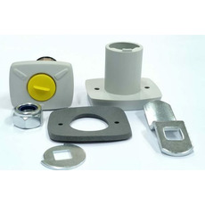 Miniature Serrure de Porte soute (Coloris light grey)- FAP N° 1