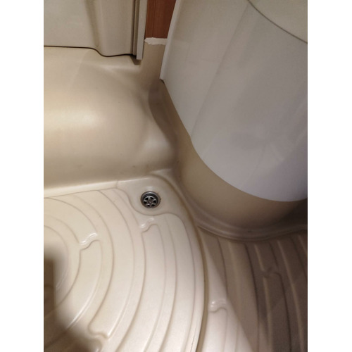 Bac à douche - BEIGE - 1054 x 904 x 250 MM  - TRIGANO