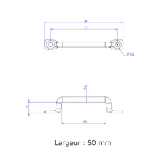 Miniature Pontet passe-sangles - OSCULATI N° 1