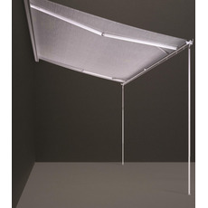 Miniature Omnistor 8000 motorisé - 5M- boîtier anodisé - Toile Sapphire Blue- THULE N° 1