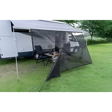 Miniature Pare-soleil pour store ATINA - ZIP AVANT - 4.80 m - NOIR- TRAVELLIFE N° 2