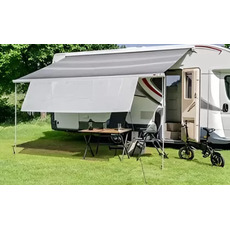 Miniature Pare-soleil latéral ATINA - 0,8 x 4,3 m - GRIS CLAIR - TRAVELLIFE N° 2