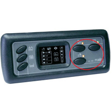 Miniature GROS BOUTON X 3 pour PANNEAU CONTROLE du Kit PC100 N° 1