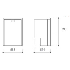 Miniature RÉFRIGÉRATEUR À COMPRESSION C115i Grey - VITRIFRIGO N° 5