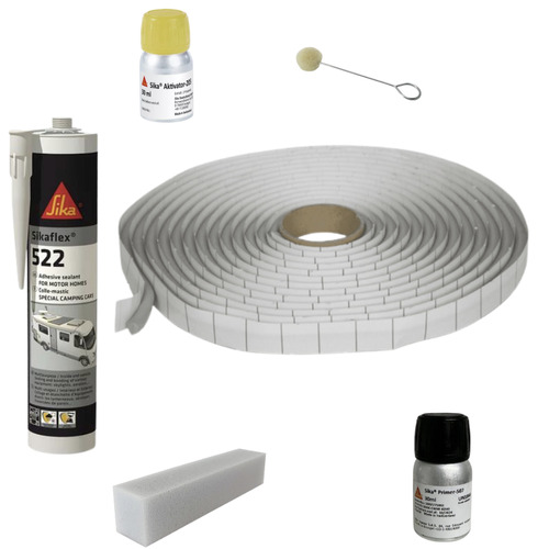 Kit de fixation et collage pour Lanterneau avec contre cadre  – Complet et prêt à l’emploi