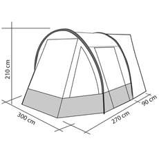 Miniature Extension latérale Re-Tent pour van et fourgon aménagé N° 5