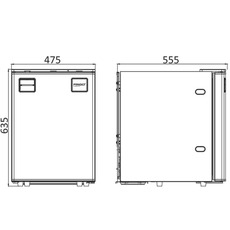 Miniature RÉFRIGÉRATEUR À COMPRESSION - 85L -  N° 1