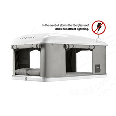 Miniature Tente de toit AIRTOP PLUS - SMALL - 210 X 130 - GRIS - AUTOHOME N° 13