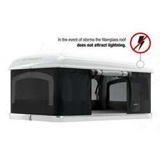Miniature Tente de toit AIRTOP 360° - SMALL - 210 X 130 - COQUE BLANCHE - AUTOHOME N° 5