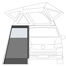 Miniature ANNEXE pour Tente de toit - Privacy Moonlight Tent 180 - FIAMMA N° 1