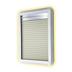 Miniature CADRE INTERIEUR AVEC STORE OCCULTANT & MOUSTIQUAIRE - 450 X 450 - AVEC LED - MASIS N° 3