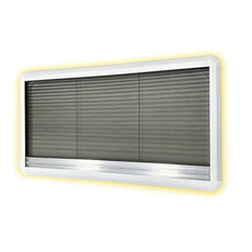 Miniature CADRE INTERIEUR AVEC STORE OCCULTANT & MOUSTIQUAIRE - 650 X 300 - AVEC LED - MASIS N° 1