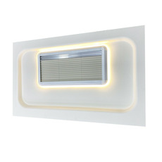 Miniature CADRE INTERIEUR AVEC STORE OCCULTANT & MOUSTIQUAIRE - 650 X 300 - AVEC LED - MASIS N° 3