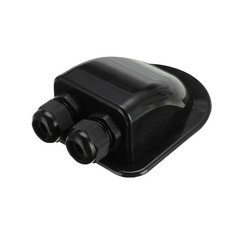 Passe-toit deux fils étanche - NOIR - MASIS