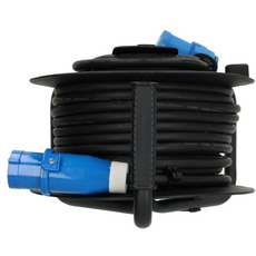 Miniature Enrouleur 25m - avec fiche CEE et prise coudée - HABA N° 10