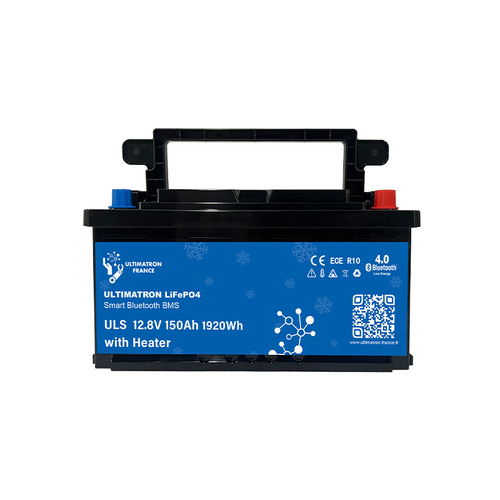 Batterie Lithium 150Ah 12V LiFePO4 sous le siège-Bluetooth-BMS-CHAUFFANTE Ultimatron