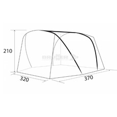 Miniature Auvent gonflable Air Travel II - BRUNNER N° 5
