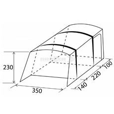 Miniature Auvent gonflable ADVANTOURER -  BRUNNER N° 4