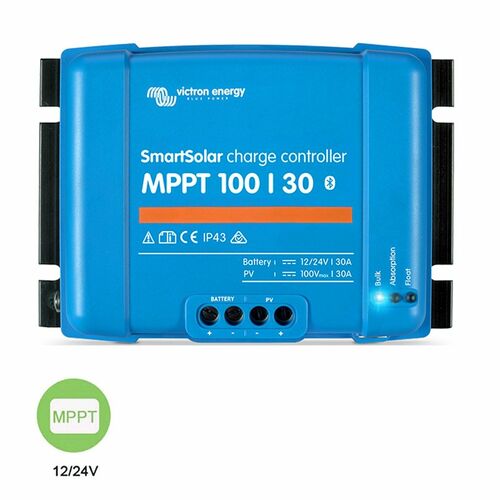 RÉGULATEUR DE CHARGE SOLAIRE SMARTSOLAR MPPT 100/30 (12/24V) - VICTRON // ATTENTION Produit Reconditionné