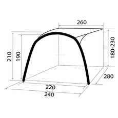Miniature Solette gonflable Skia Campervan  - BRUNNER N° 4
