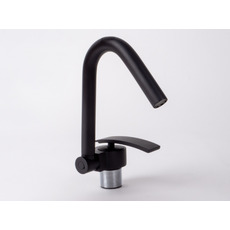 Miniature ROBINET MITIGEUR RABATTABLE NOIR POUR TUYAU PER 12mm - ARGO - N° 0