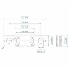 Miniature MEGA FUSIBLE 125A - MTA - N° 1