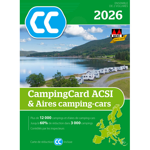 GUIDE CAMPING & AIRES DE CAMPING CAR + CARTE ACSI  - 2026