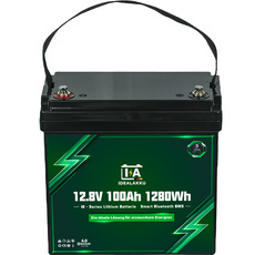 Miniature Batterie au lithium IB SERIES LiFePO4 12 V 100 Ah Smart BMS avec Bluetooth - IDEALAKKU N° 1
