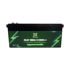 Miniature Batterie au lithium IB SERIES LiFePO4 24 V 200 Ah Smart BMS avec Bluetooth CHAUFFANTE - IDEALAKKU N° 0