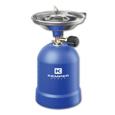 Miniature Réchaud à gaz portable + 4 CARTOUCHES - KEMPER N° 1
