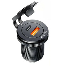 Miniature Prise charge rapide encastrable -  USB + USB-C  N° 0