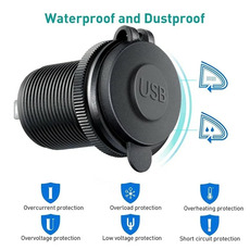 Miniature Prise charge rapide encastrable -  USB + USB-C  N° 4